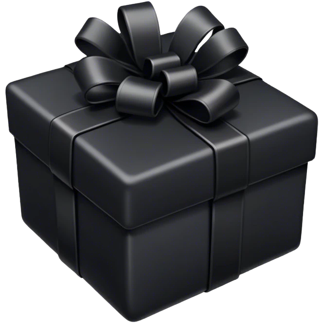 Black present emoji
