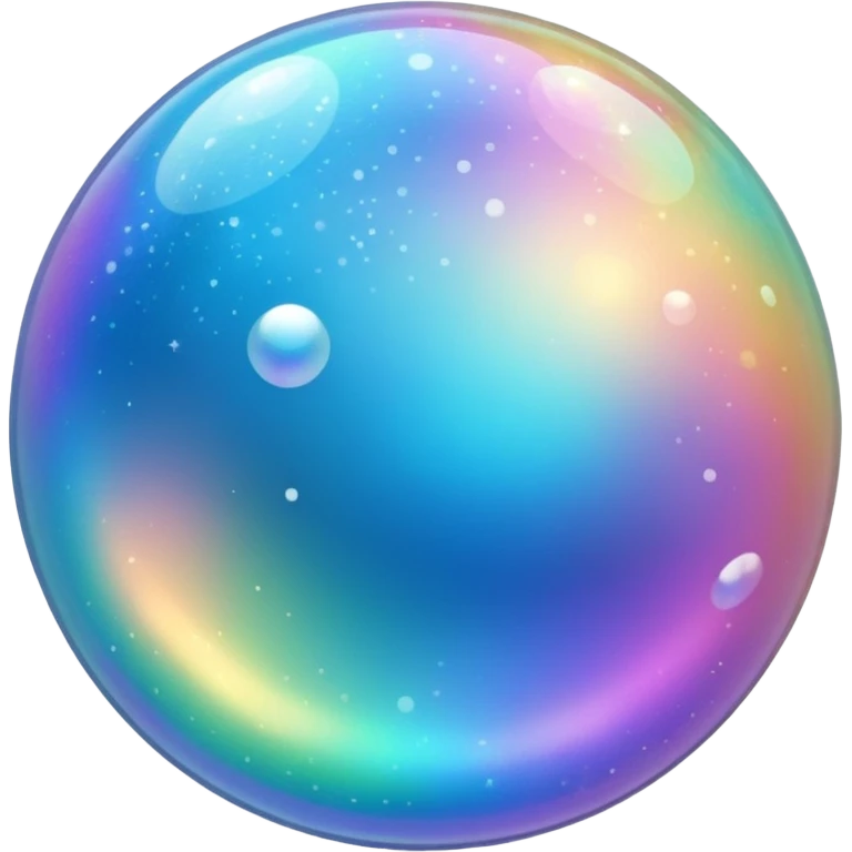 glitter bubbles cian emoji