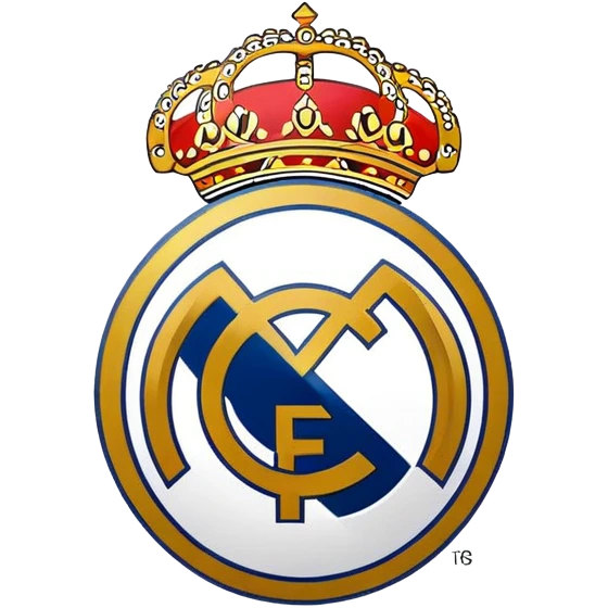 The Real Madrid crest with an X over the logo.” emoji