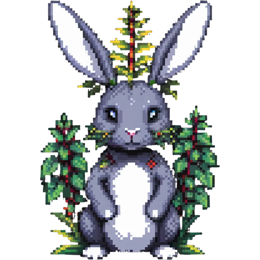 bunny plant dragon with spikes emoji