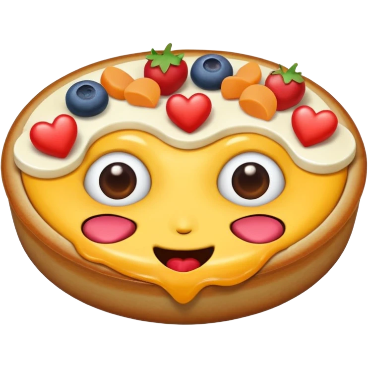 Food with heart eyes emoji