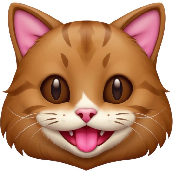 Cat  very happy bruin emoji