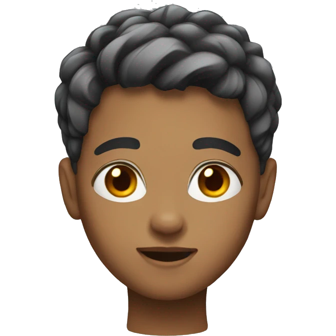 Short hair emoji