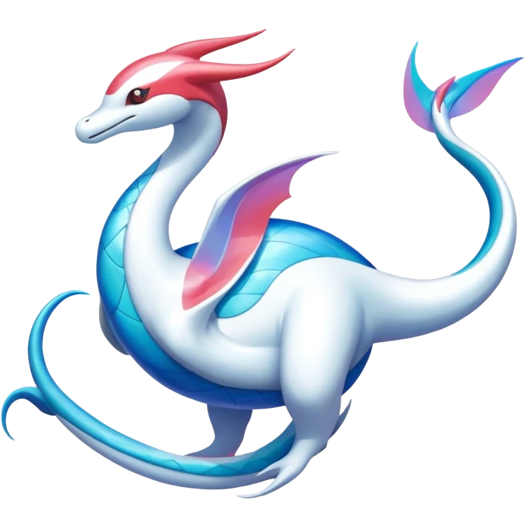 Dragonair-Latios-Milotic-Latias-Fakémon-hybrid-creature (full body)  emoji