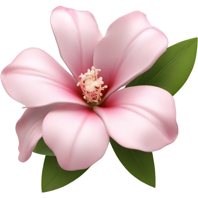 Light pink tropical flower emoji