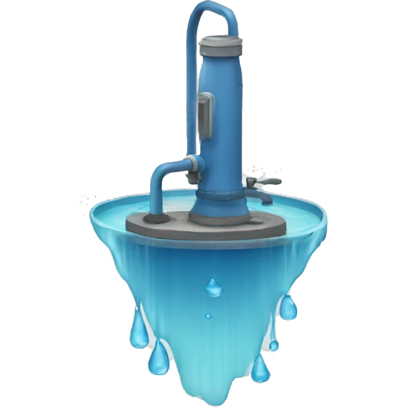 water through pump emoji
