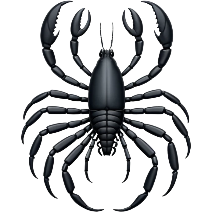 Black sicrpio insect emoji
