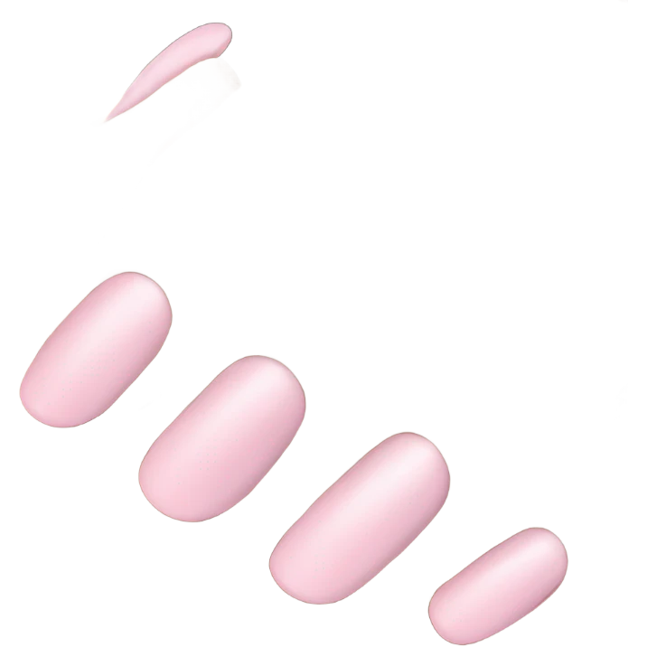 light pink nails  emoji