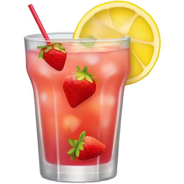 Strawberry lemonade  emoji