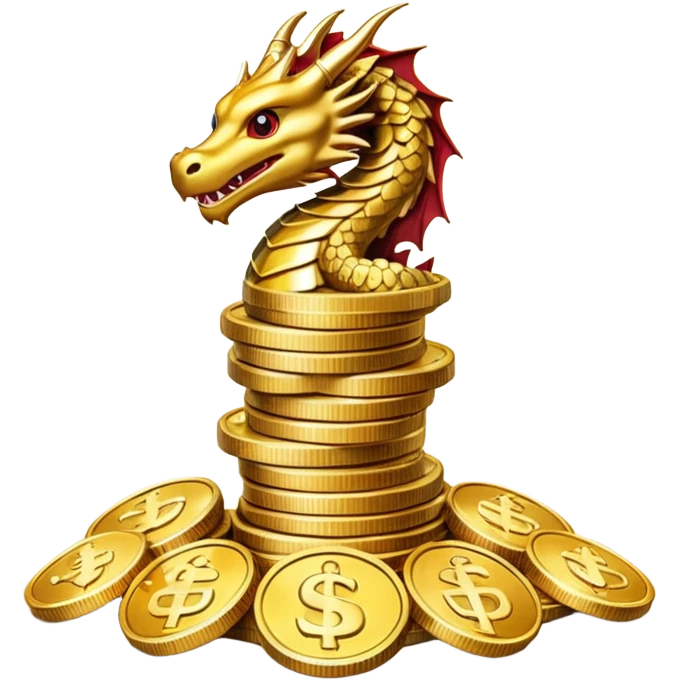 strack coins dragon emoji