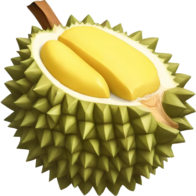 Durian fruit emoji