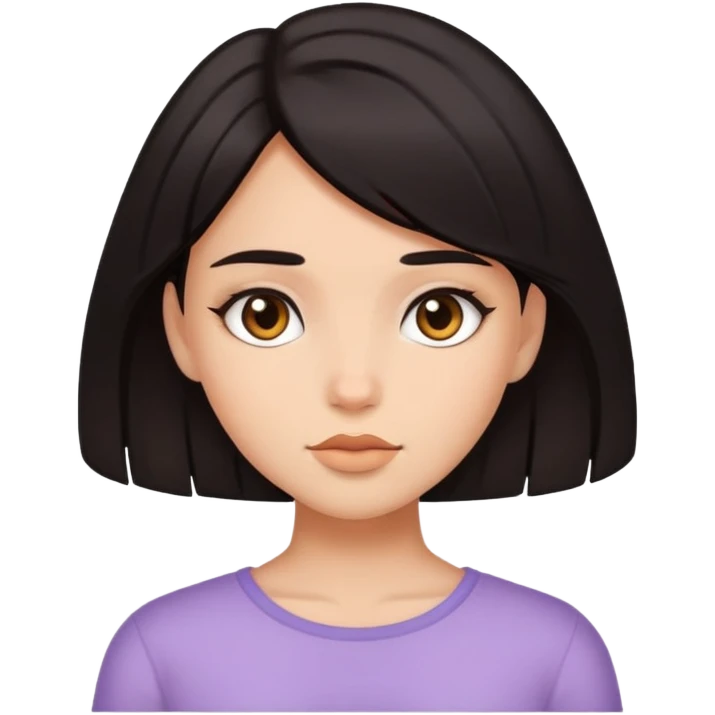 ragazza mora aestetich  emoji