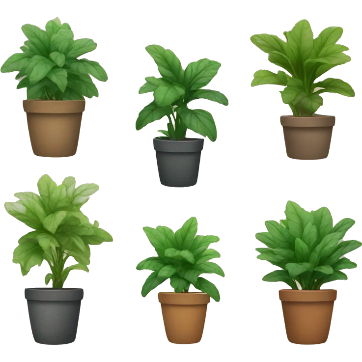 Potted plants emoji