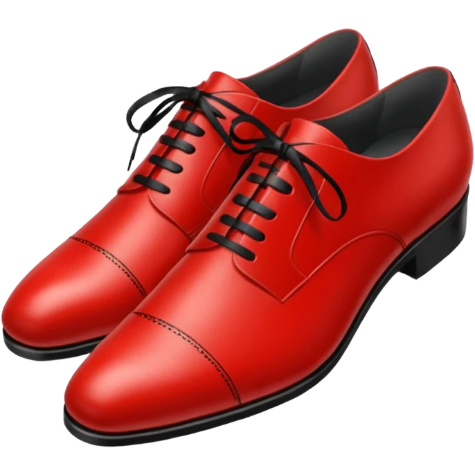Red suit shoes emoji