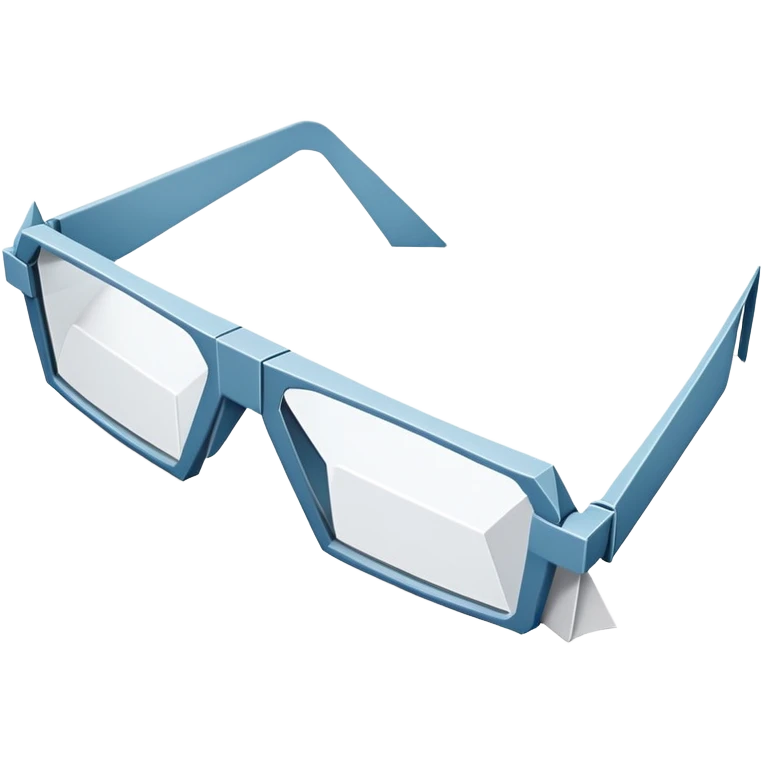 Origami glasses  emoji