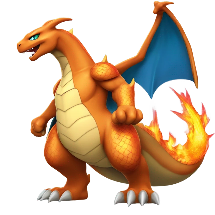Charizard fused in marvel emoji
