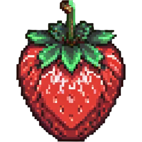 strawberry tanghulu emoji