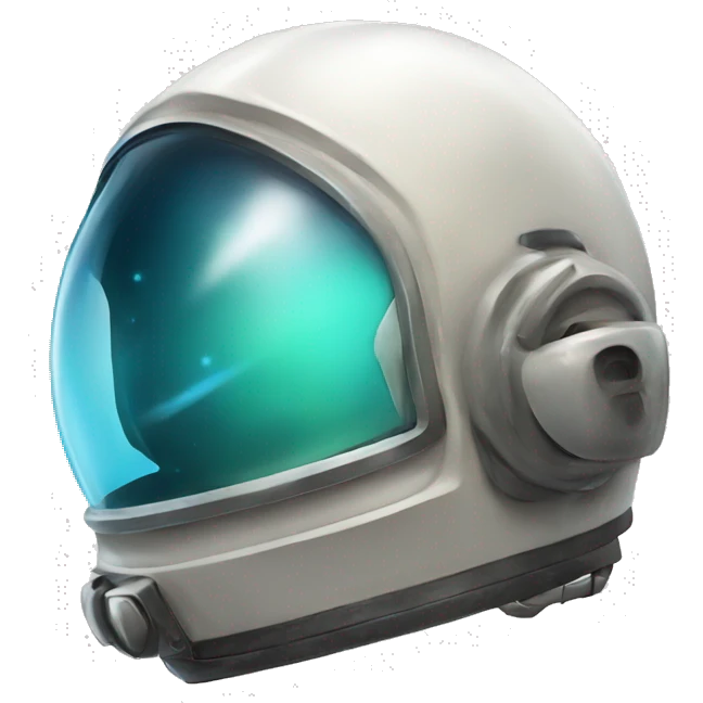 Space Helmet with FSS on viso emoji