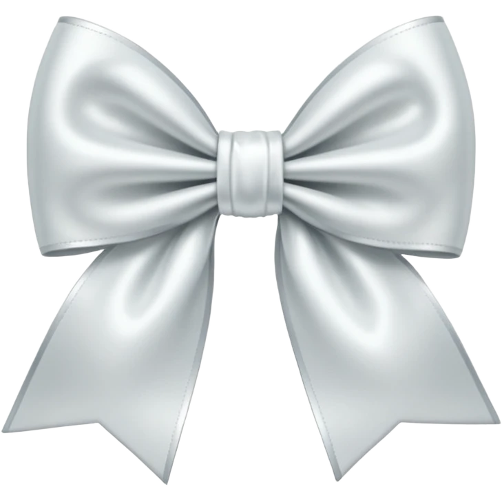 Laço branco  emoji