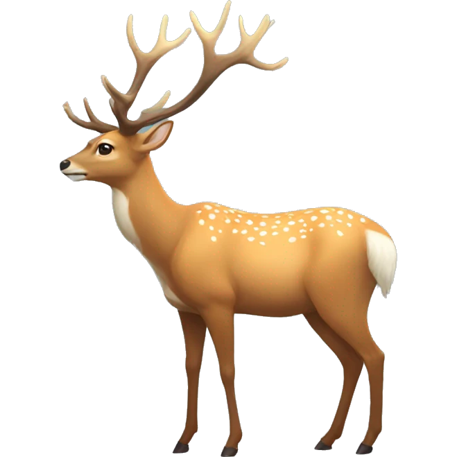 Majestic deer emoji