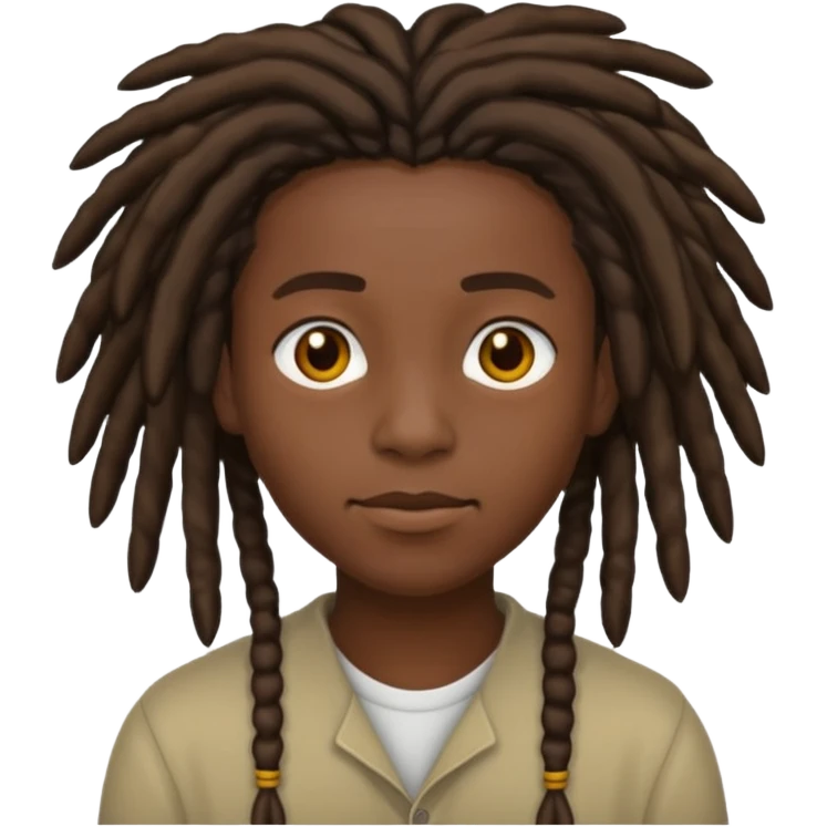 Short dreadhead emoji