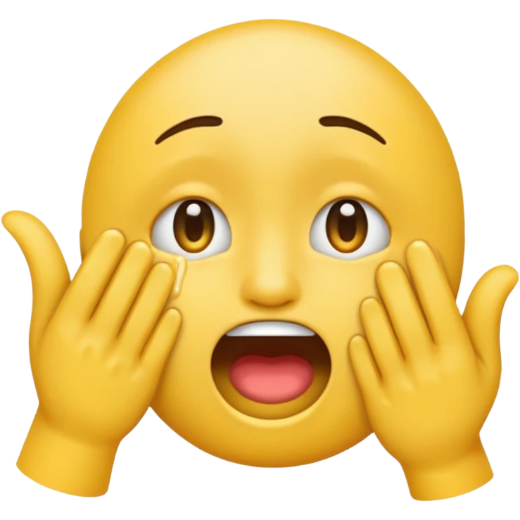 Tourne cet emoji 🤜 de -90 degrés et met le sur la bouche de cette emoji 😭 emoji