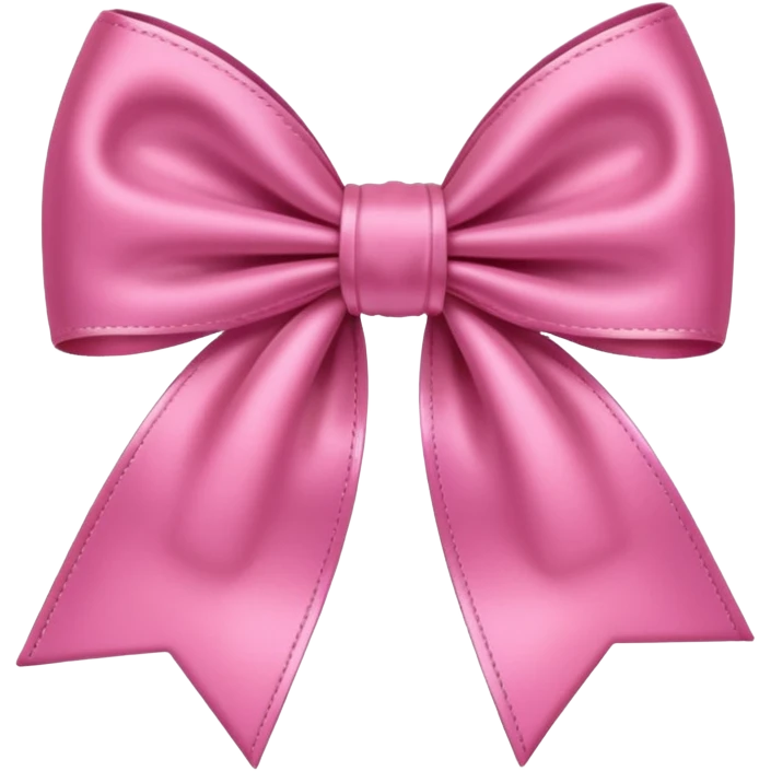A pink bow past emoji