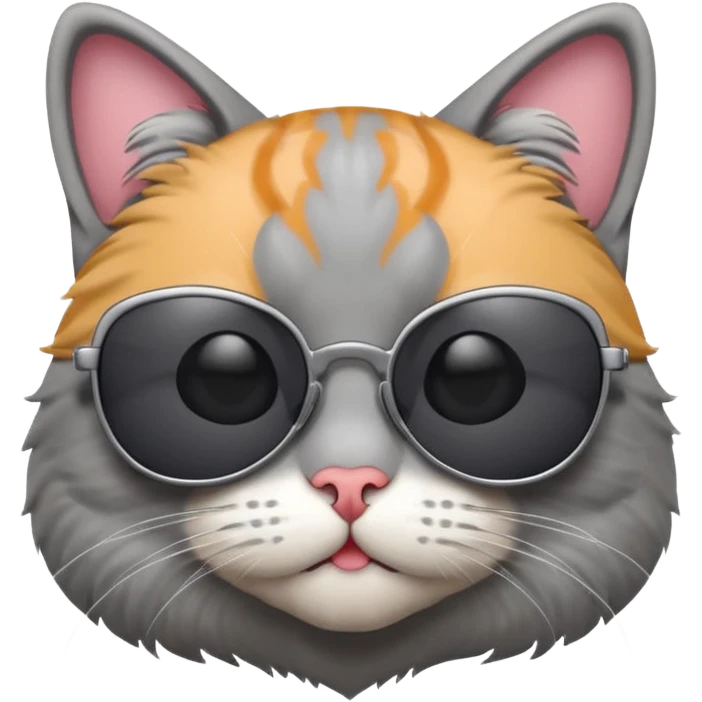 Cat wearing sunglasses emoji