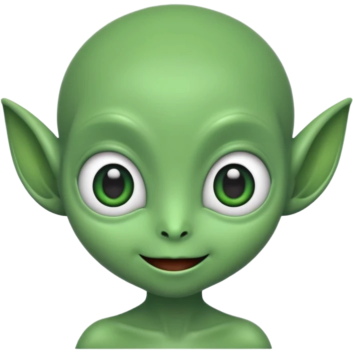 a bold cute aliens  emoji