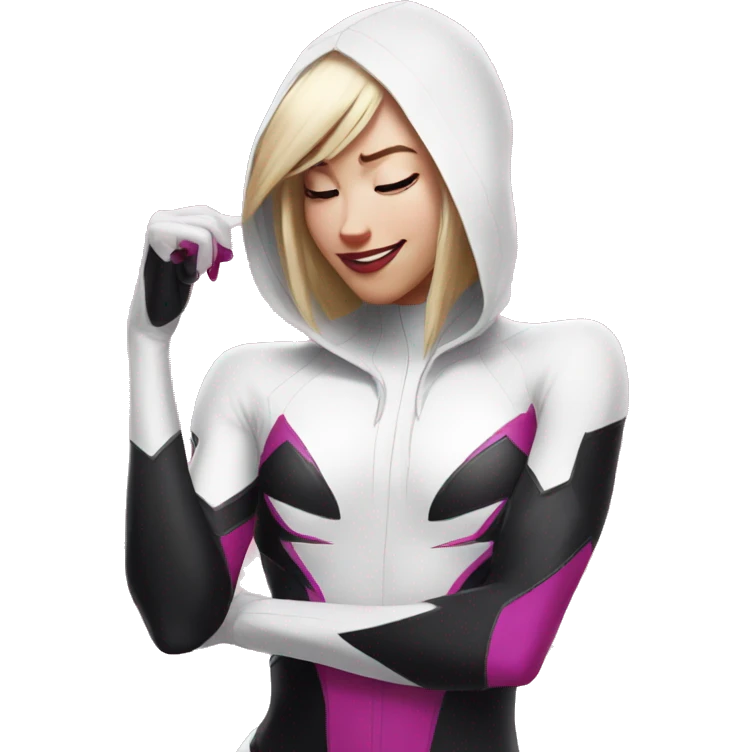 Spider-Gwen pose emoji