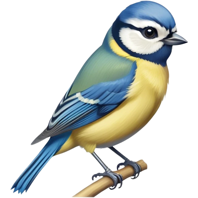 Eurasian blue tit bird emoji