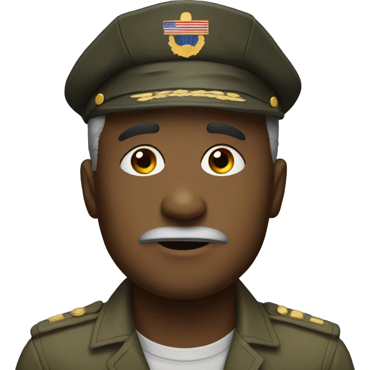Traumatized war veteran emoji
