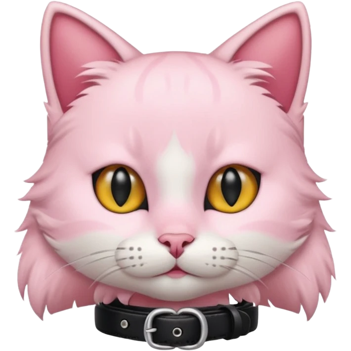 хочу 🐱 чтобы этот котик стал нежно розовым и с шеей emoji
