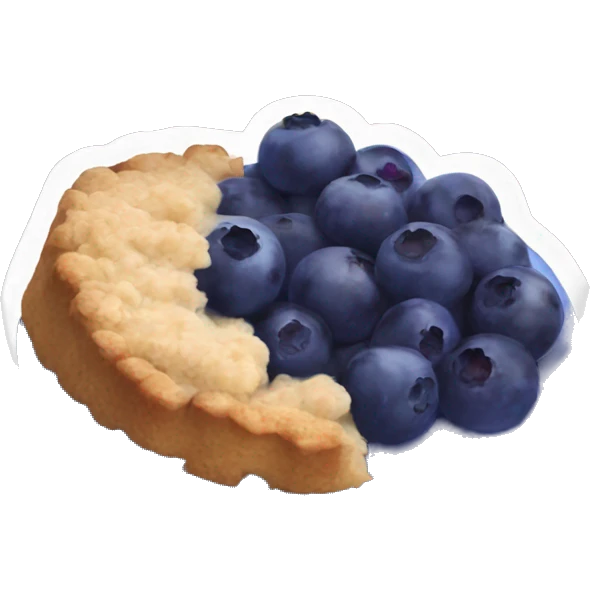 Blueberry Crumble emoji