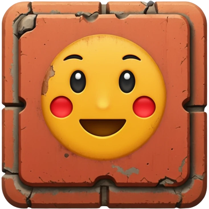 red brick emoji