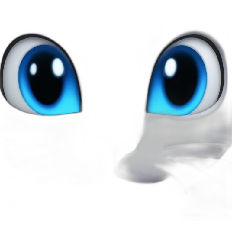 mewtwo with shiny blue eyes emoji