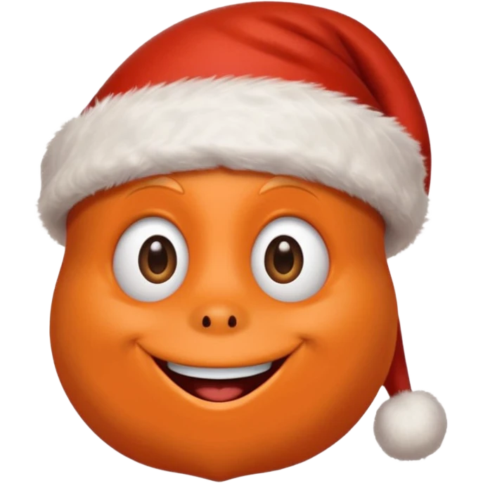 Dory wearing a santa hat emoji