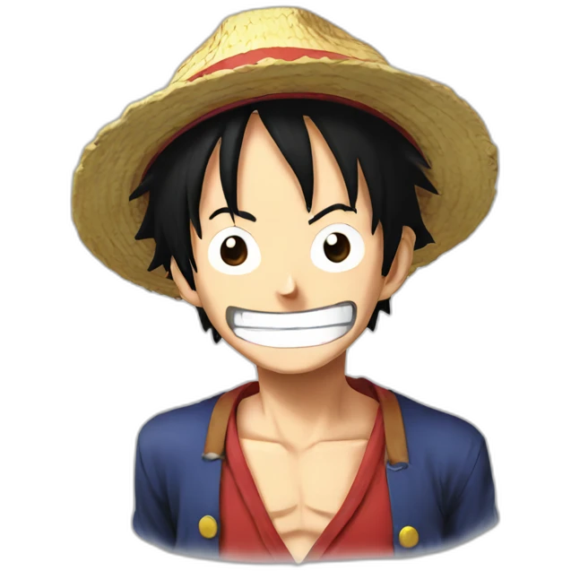 luffy from one piece emoji