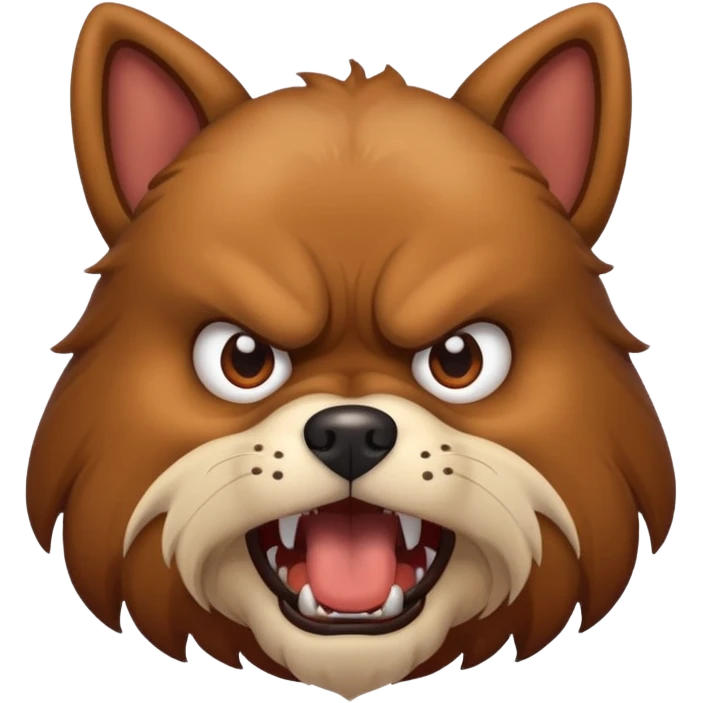 Dog angry emoji