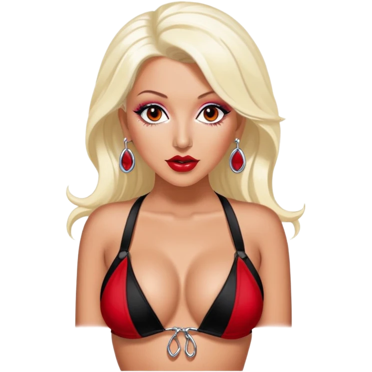 Christina Aguilera in her “dirrty” music video look emoji