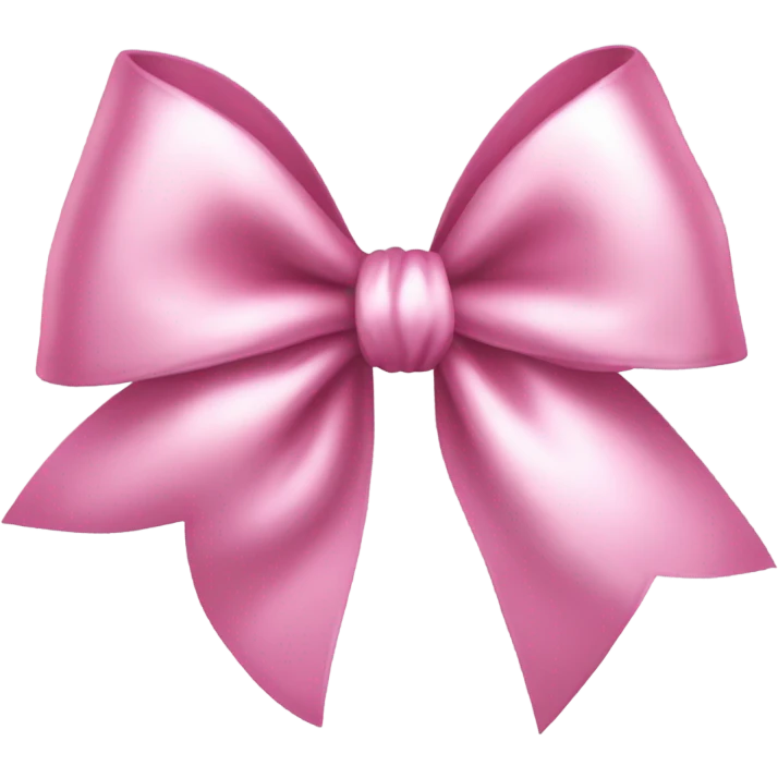 Pink bow emoji