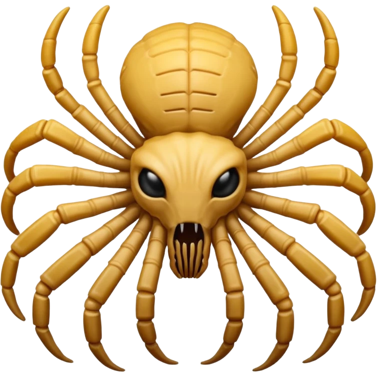 woman with Facehugger emoji