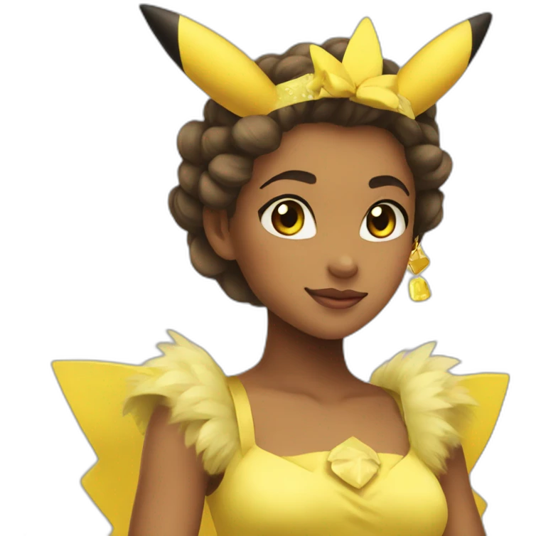 Pikachu princesse emoji