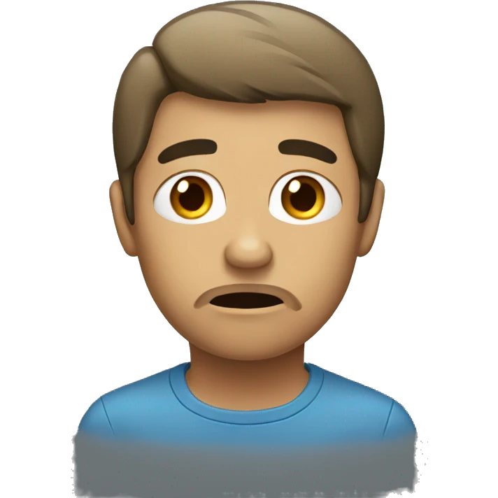 Person disappointed  emoji
