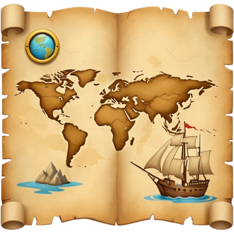 exploration map emoji