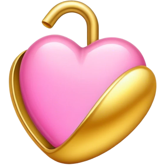 belief gold pink emoji