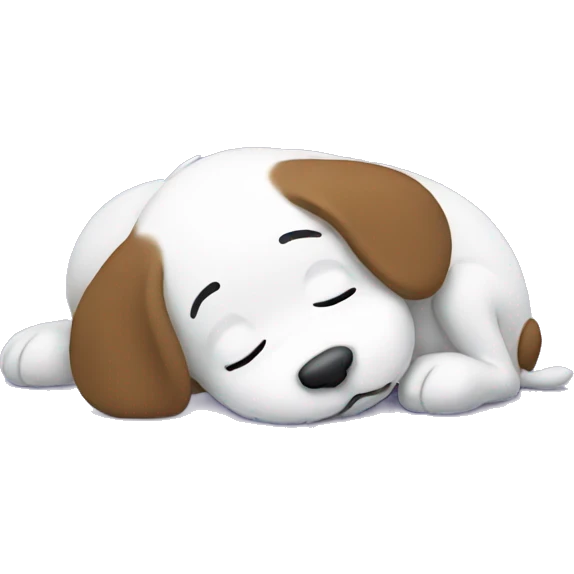snoopy sleeping  emoji