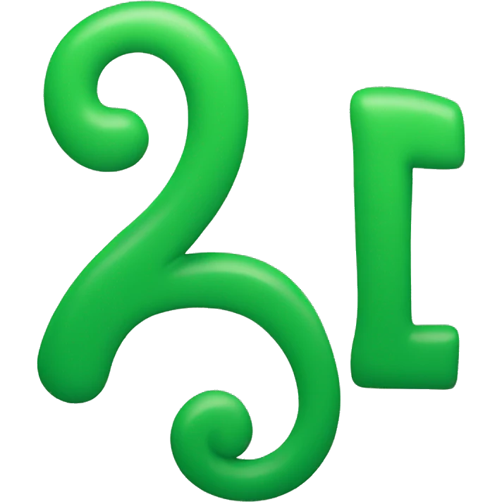 GREEN "L" emoji