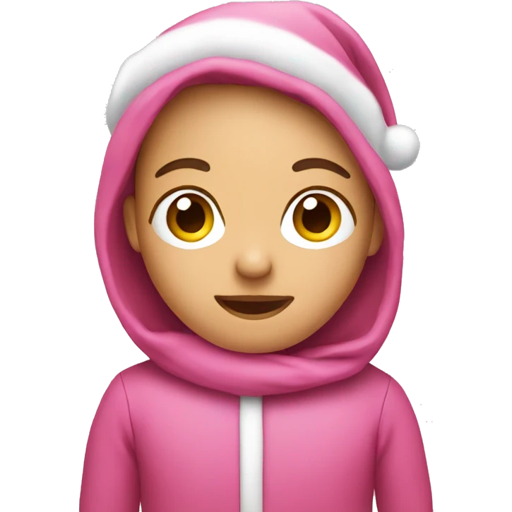 pink christmas emoji emoji