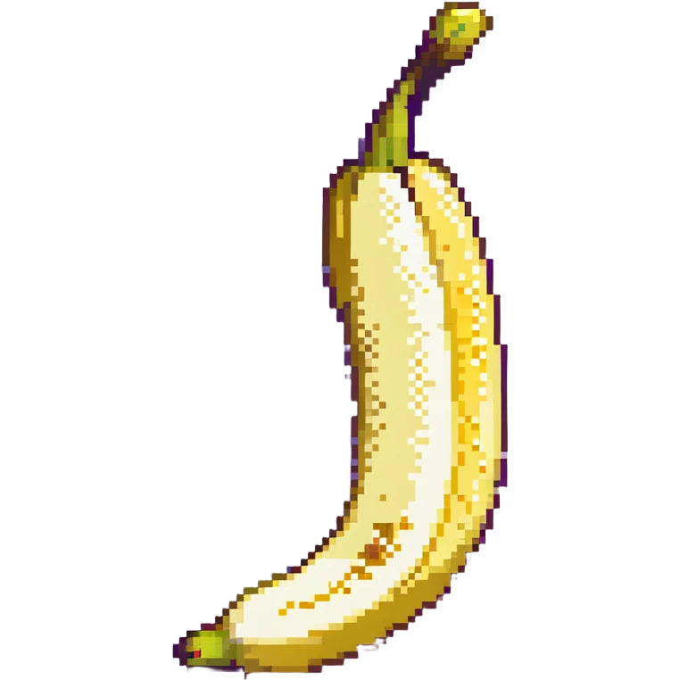 peeled yellow banana with peel partially open emoji
